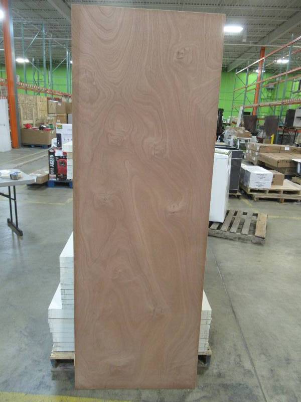 lot 113 image: ReliaBilt Lauan Finish Wood Flush Hollow Core Hardboard Slab Door (Common 28-in X 80-in) 10695