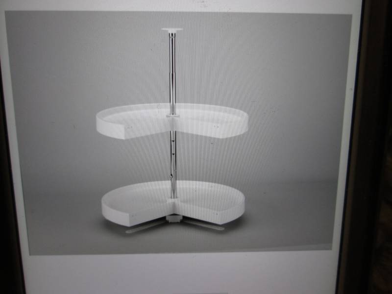 Knape & Vogt 24 2-Shelf Pie Cut La...