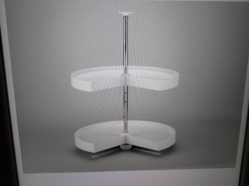 Knape & Vogt 24 2-Shelf Pie Cut La...