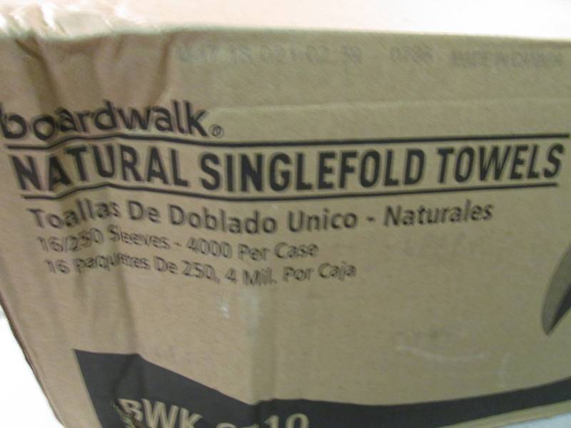 Case of 4000 Natural Single Fold To...