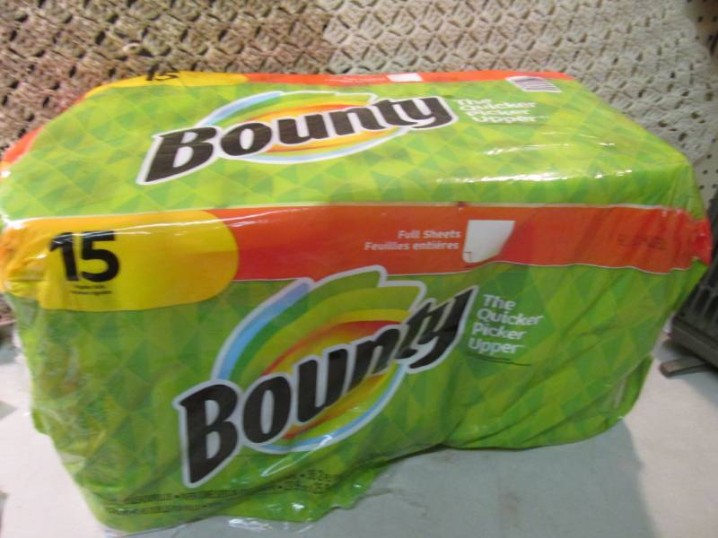 15 Rolls of Bounty Paper Towels  BS...