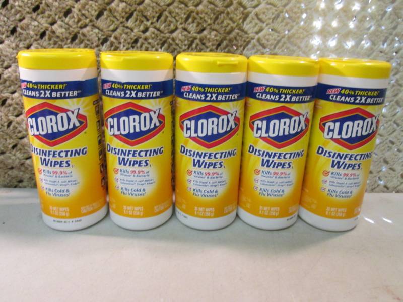 5 Containers of Clorox Disinfecting...