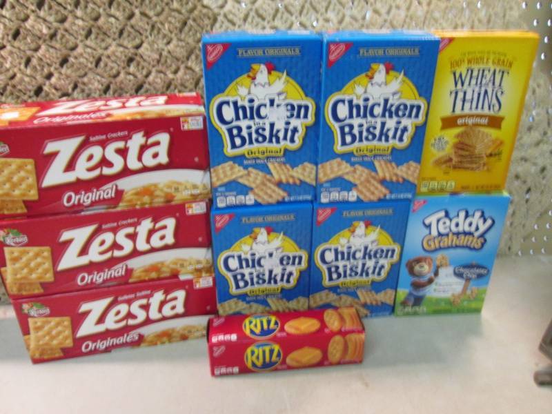 Lot of Misc Crackers Best by dates ...