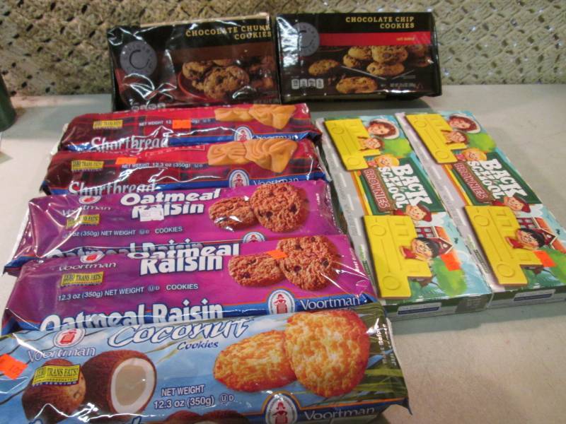 Lot of Misc Cookies and Brownies Be...