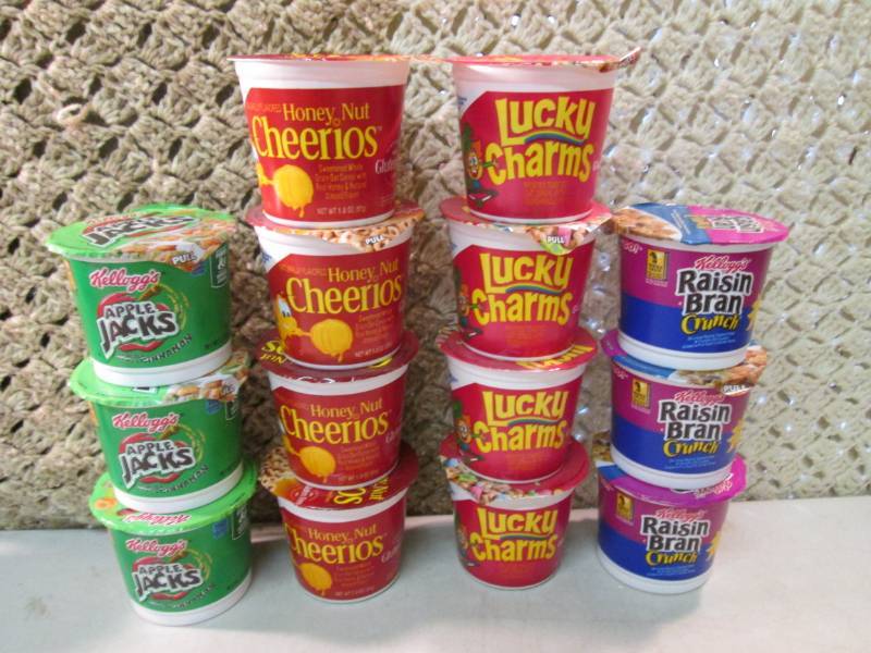 Lot of 14 Misc Single Serve Cereal ...