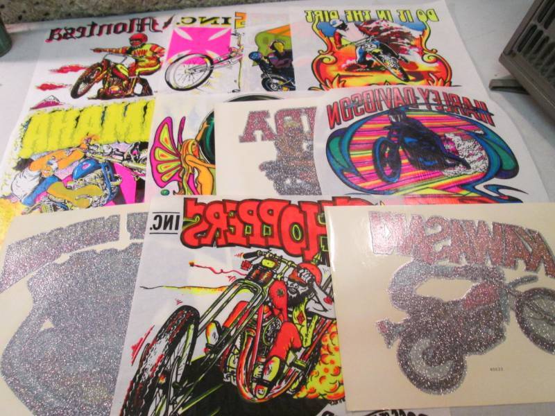 11 Heat Press Transfers Motorcycles...