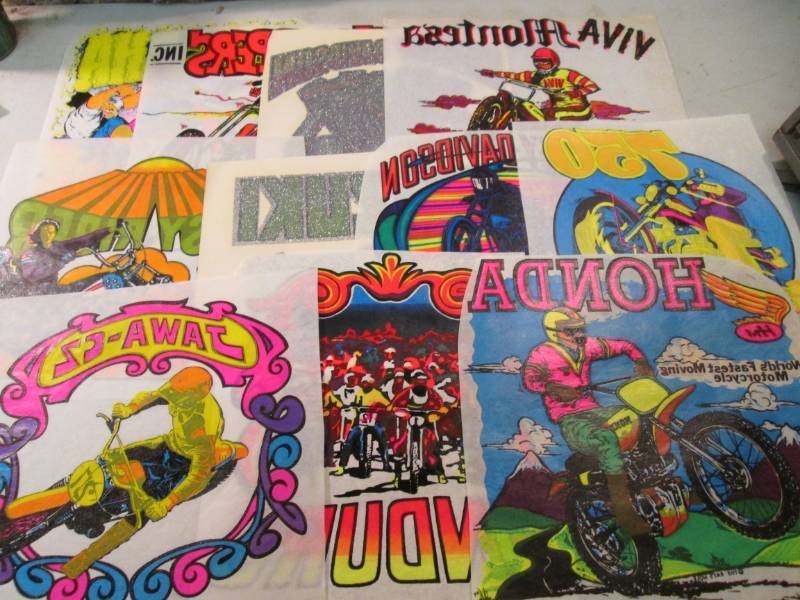 11 Heat Press Transfers Motorcycles...
