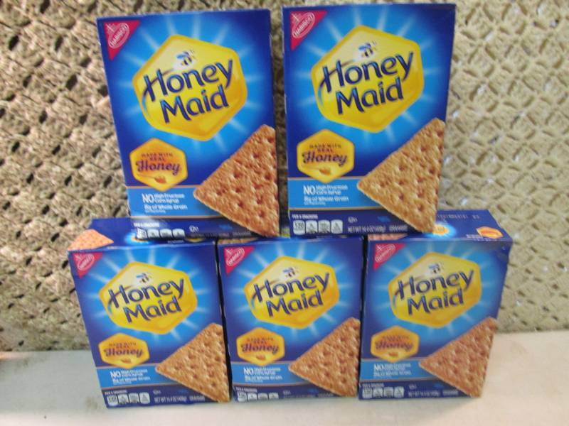 5 Boxes of Honey Maid Graham Cracke...