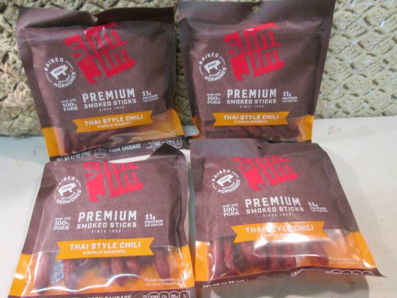 4 Bags of Slim Jim Premium Smoked S...