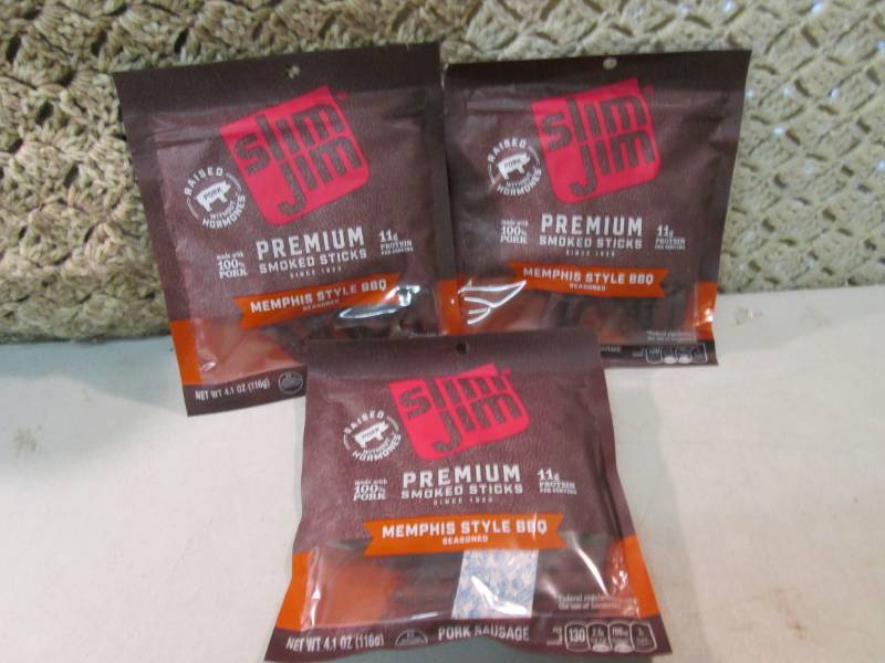 3 Bags of Slim Jim Premium Smoked S...