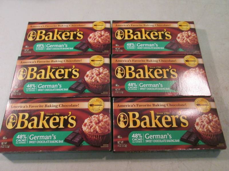 6 Boxes of Bakers Germans Sweet Cho...