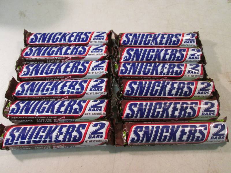 12 Snickers 2 Bar Candy Bars Best b...
