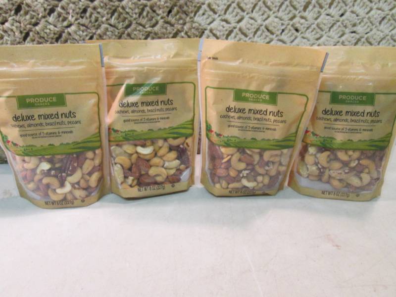 4 Bags of Deluxe Mixed Nuts Best by...