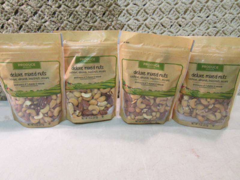 4 Bags of Deluxe Mixed Nuts Best by...