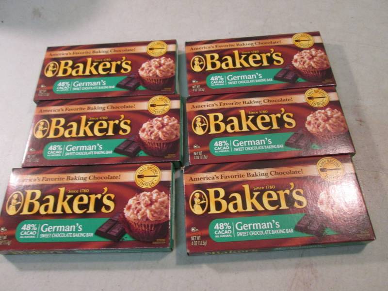 6 Boxes of Bakers Germans Sweet Cho...