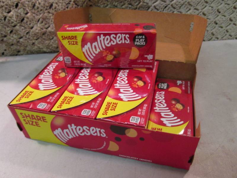 Box with 8 Share Size Boxes of Malt...
