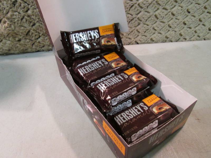 Box of 12 Hersheys Caramels Best by...