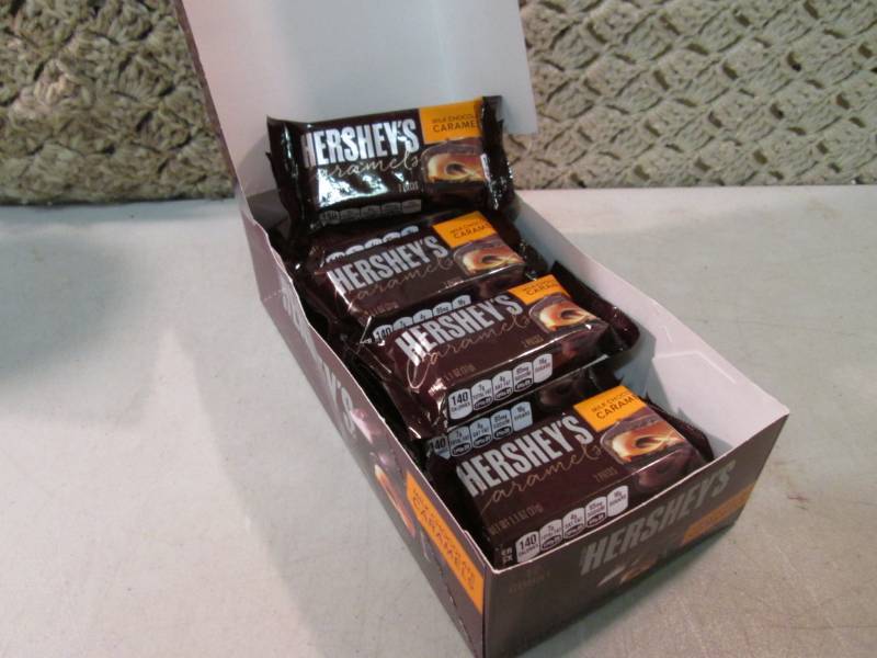 Box of 12 Hersheys Caramels Best by...
