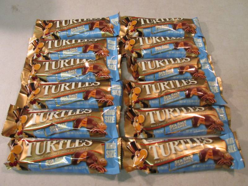 12 King Size Turtles Sea Salt Caram...