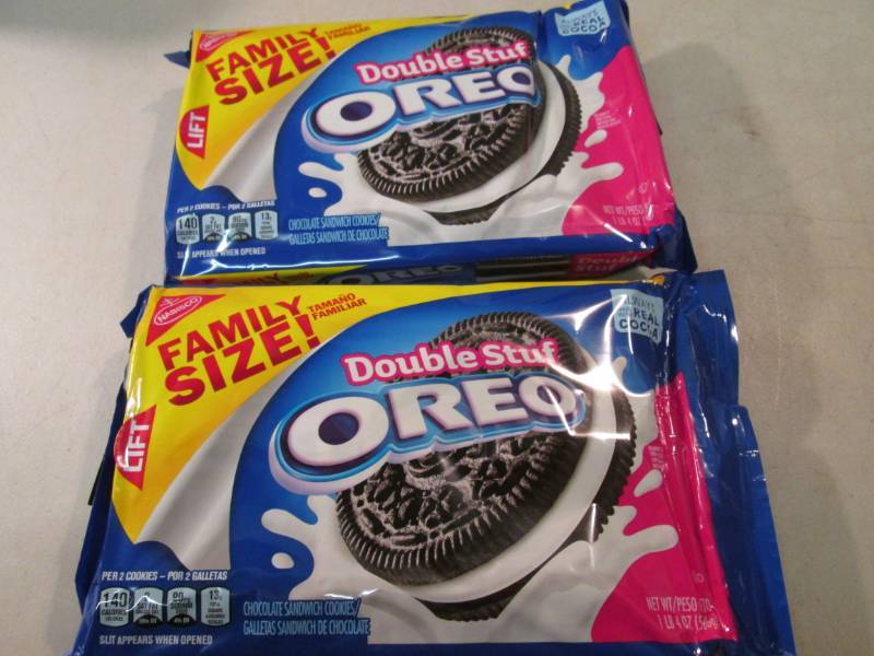 2 Family Size Packs of Double Stuf ...
