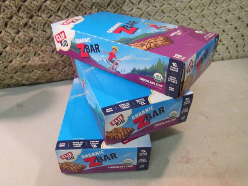 3 Boxes of Organic Z Bar Chocolate ...