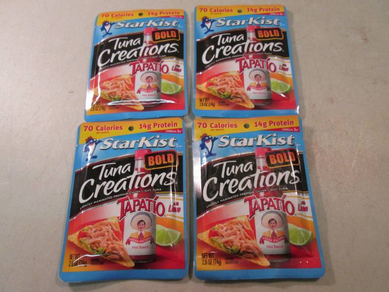 4 Pouches of Starkist Bold Tuna Cre...
