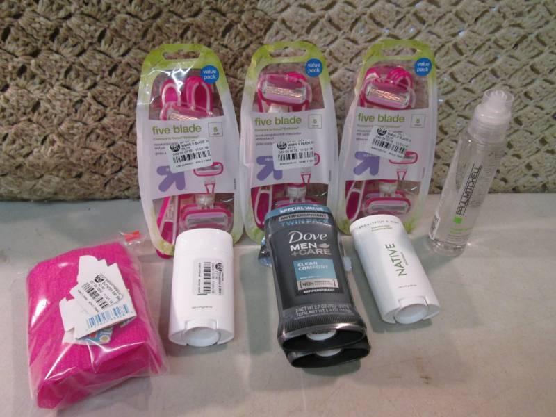Lot of Misc Lady Razors, Deoderant ...