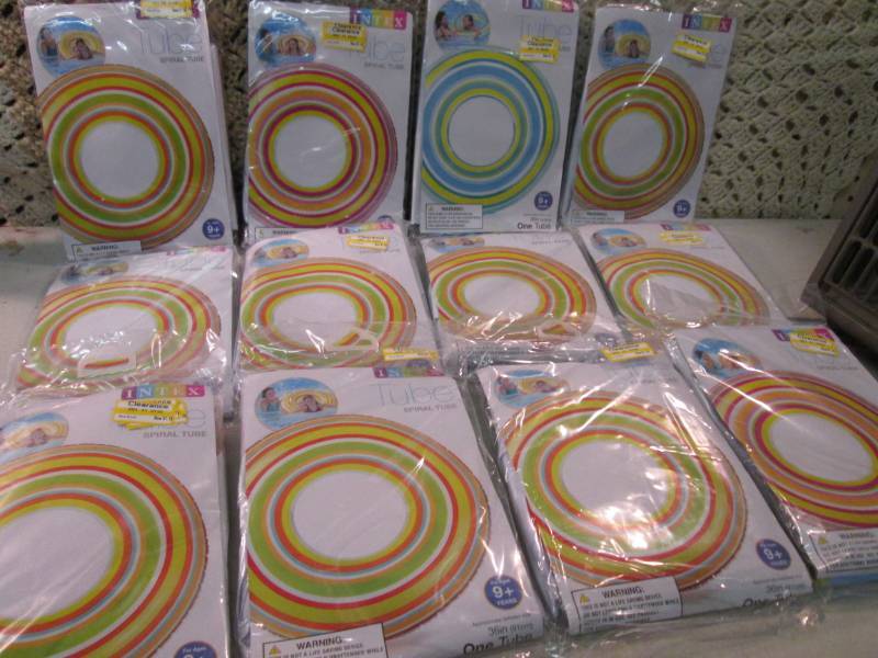 Lot of 12 Tube Pool Floats Retail $...