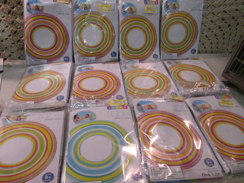 Lot of 12 Tube Pool Floats Retail $...