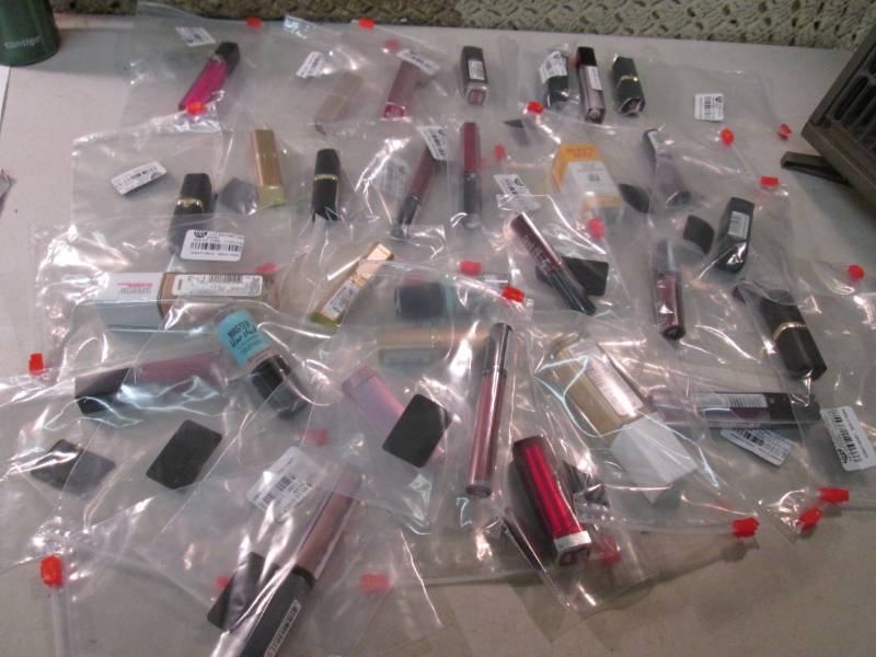 Large Lot of Misc Lipstick Makeup e...