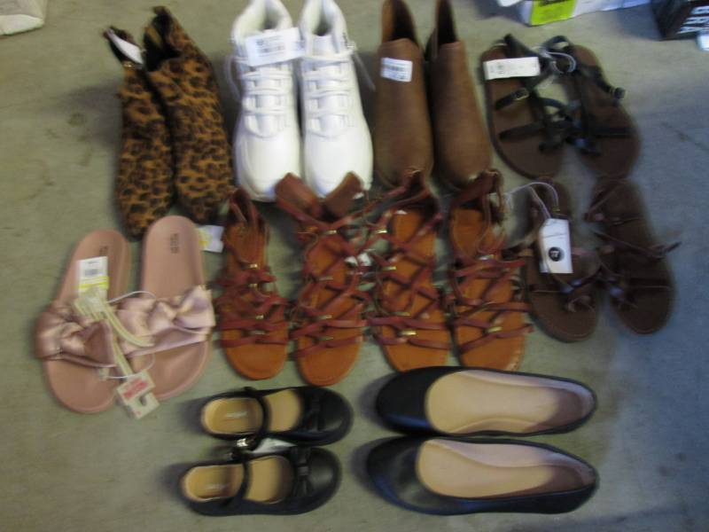 10 Pairs of Misc Shoes Most new wit...