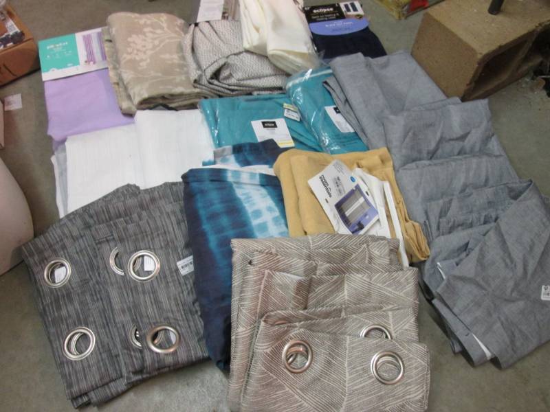 Lot of Misc Curtain Panels Various ...
