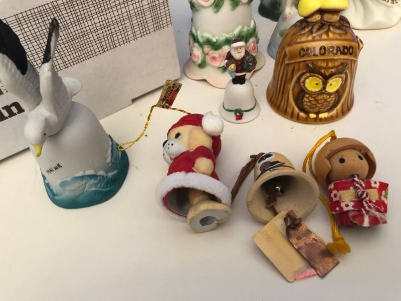 lot 12 image: Lot Of 29 Assorted Excellent Condition Collectible Bells - Terrific Way To ring In The New Year