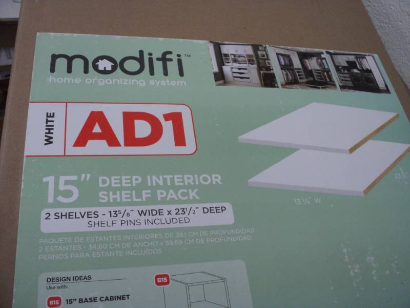 Modifi White set of 2 - 15 deep s...