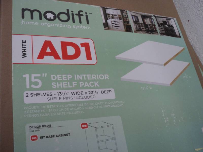 Modifi White set of 2 - 15 deep s...