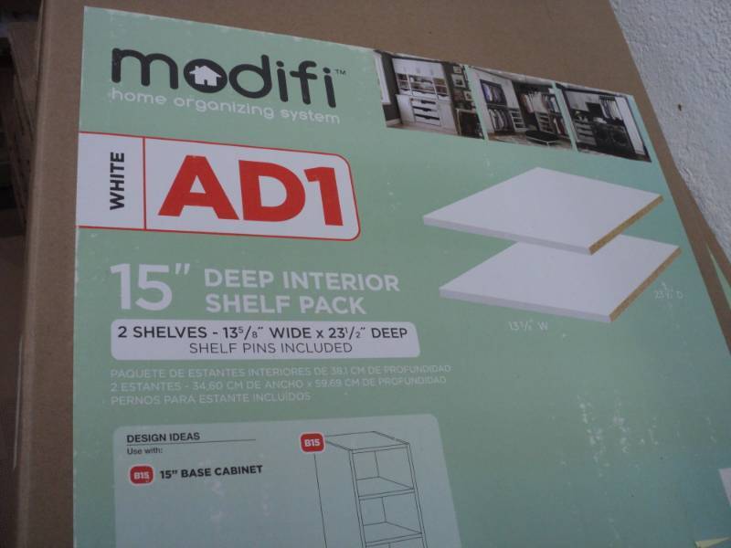 Modifi White set of 2 - 15 deep s...