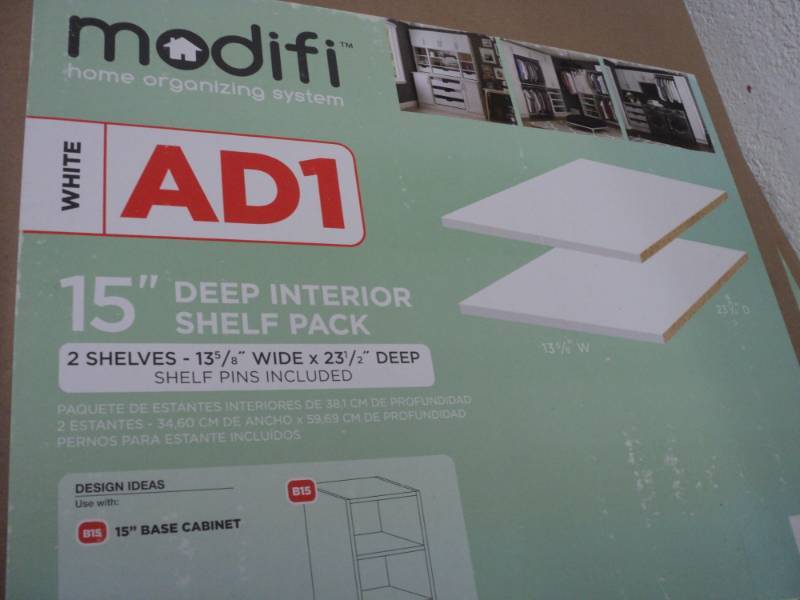 Modifi White set of 2 - 15 deep s...