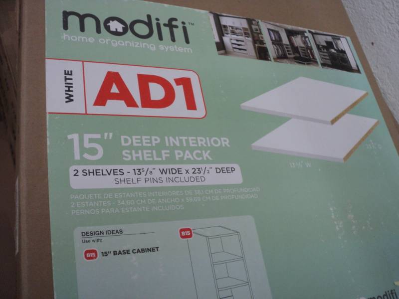 Modifi White set of 2 - 15 deep s...