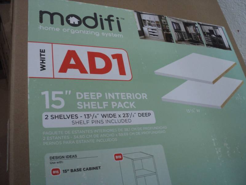Modifi White set of 2 - 15 deep s...
