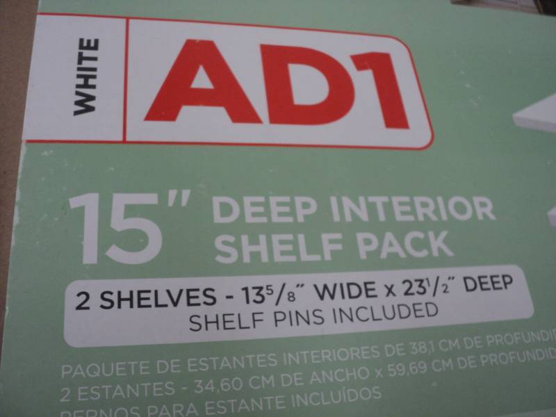 Modifi White set of 2 - 15 deep s...