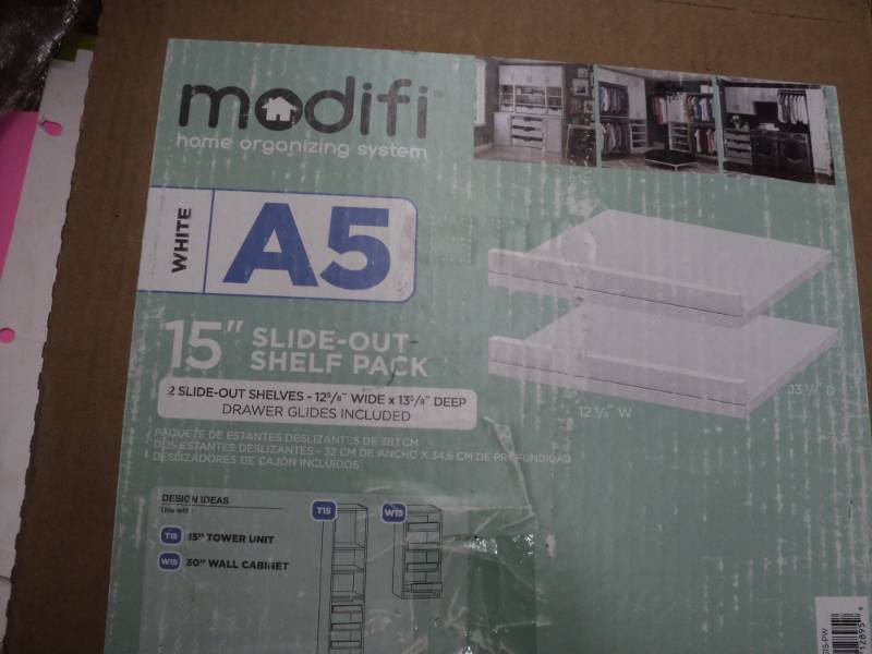 Modifi White 15 2 pack Slide -out ...