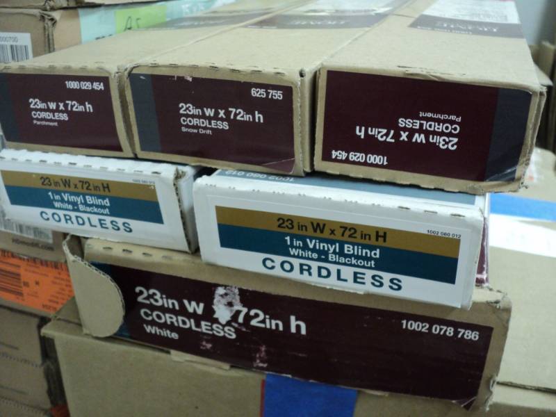 6- 33 wide  x 72 blinds...