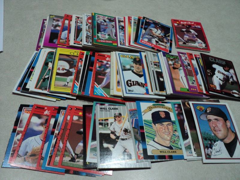 200 Will Clark Cards...