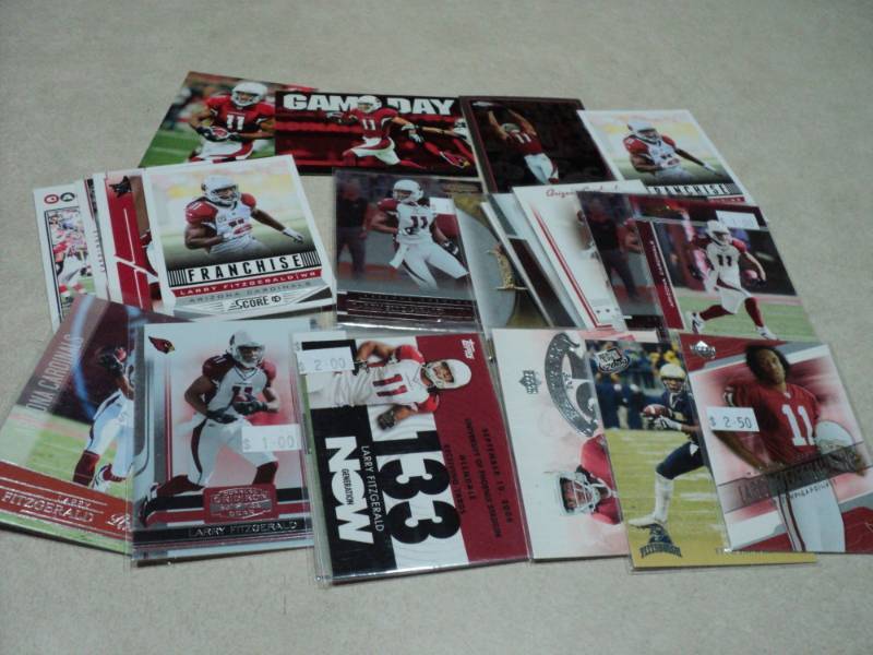 25 Larry Fitzgerald Cards...