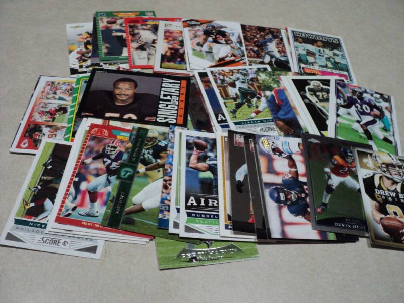 50 Football Star Cards...