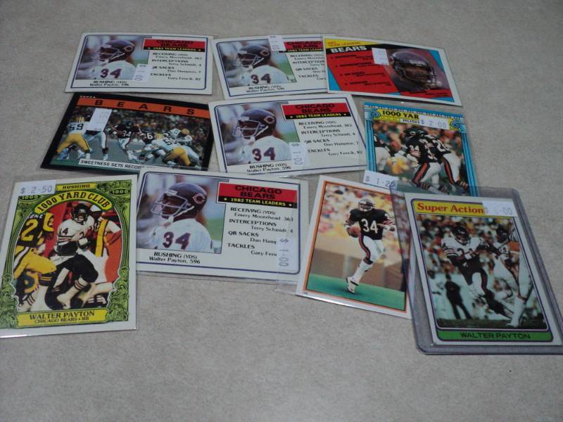 Walter Payton Cards...