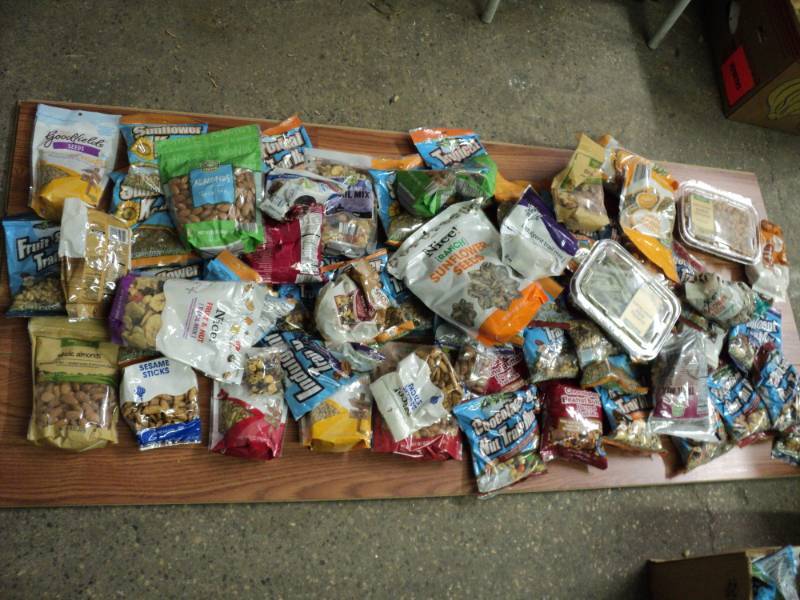 Box of Assorted Trail Mix etc.  See...