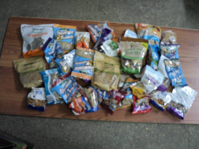 Box of Assorted Trail Mix, seeds an...