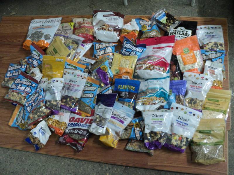 Box of Assorted Trail Mix, seeds an...