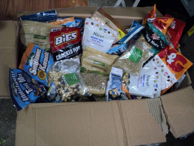 Box of Assorted Trail Mix, seeds an...